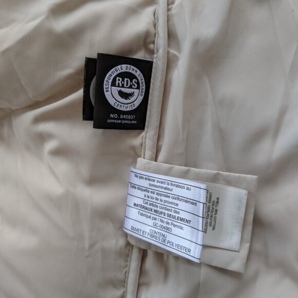 WILFRID ARITZIA CLOUD PUFF JACKET CREAM SZ.S - Picture 10 of 12